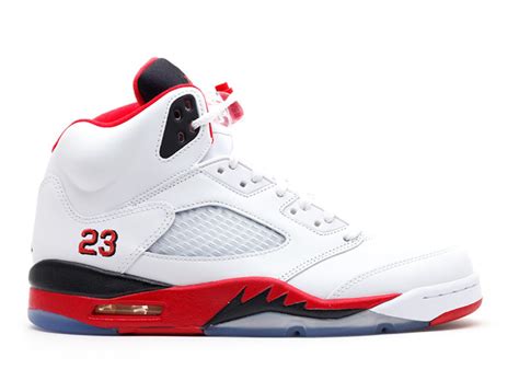 nike air jordan 5 weiß rot|jordan 5 retro shoes.